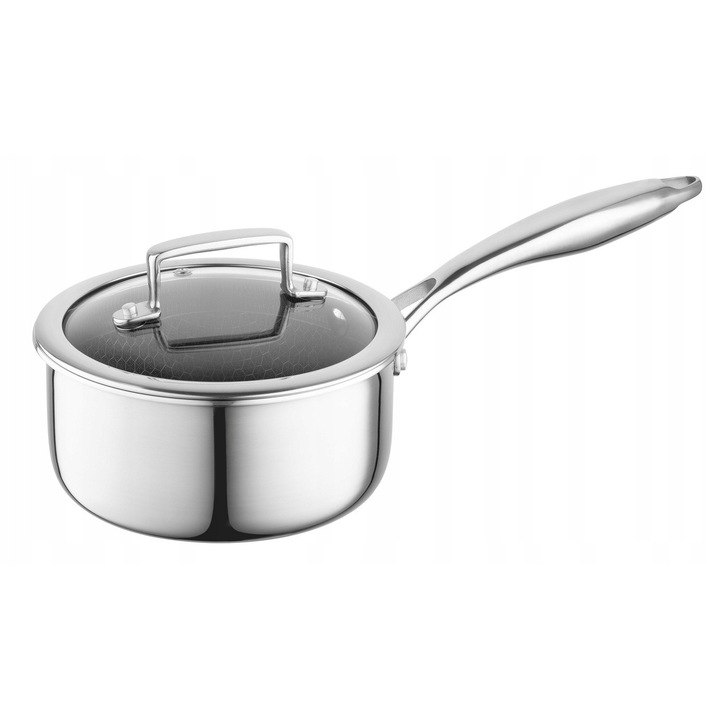 Oala Florina Aristo Plus 16cm 1.5L inox, inductie, gaz