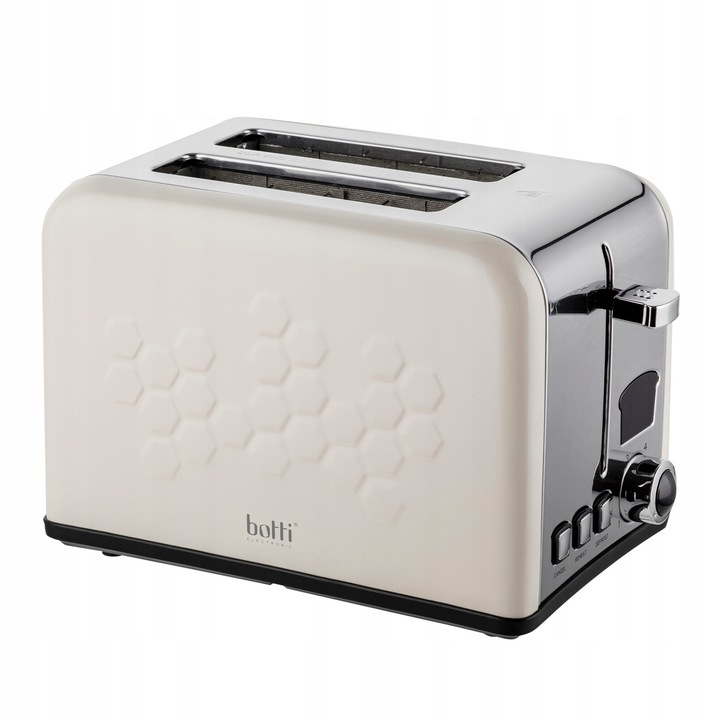 Тостер Botti Ivo 2 Tosty 1000W, 6 нива, бял