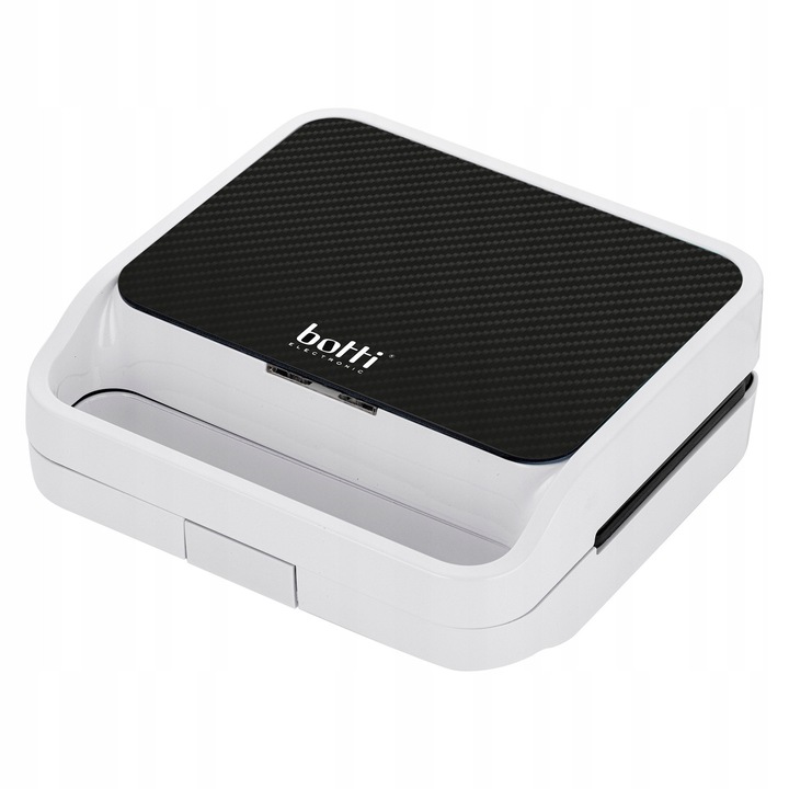 Sandwich-maker Botti Crusty 750W alb 4 triunghiuri mic