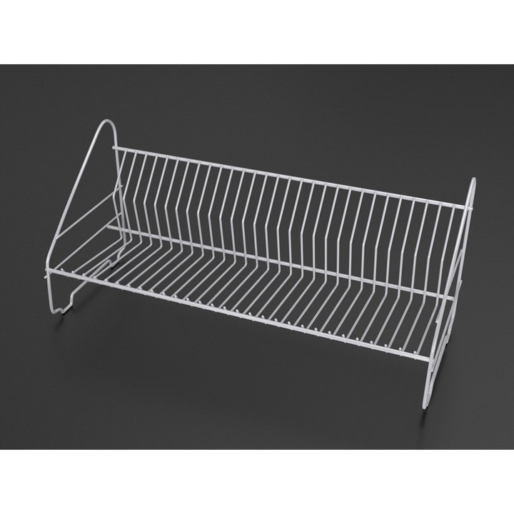 Scurgator vase Metpol 60cm, alb, pentru 28 farfurii