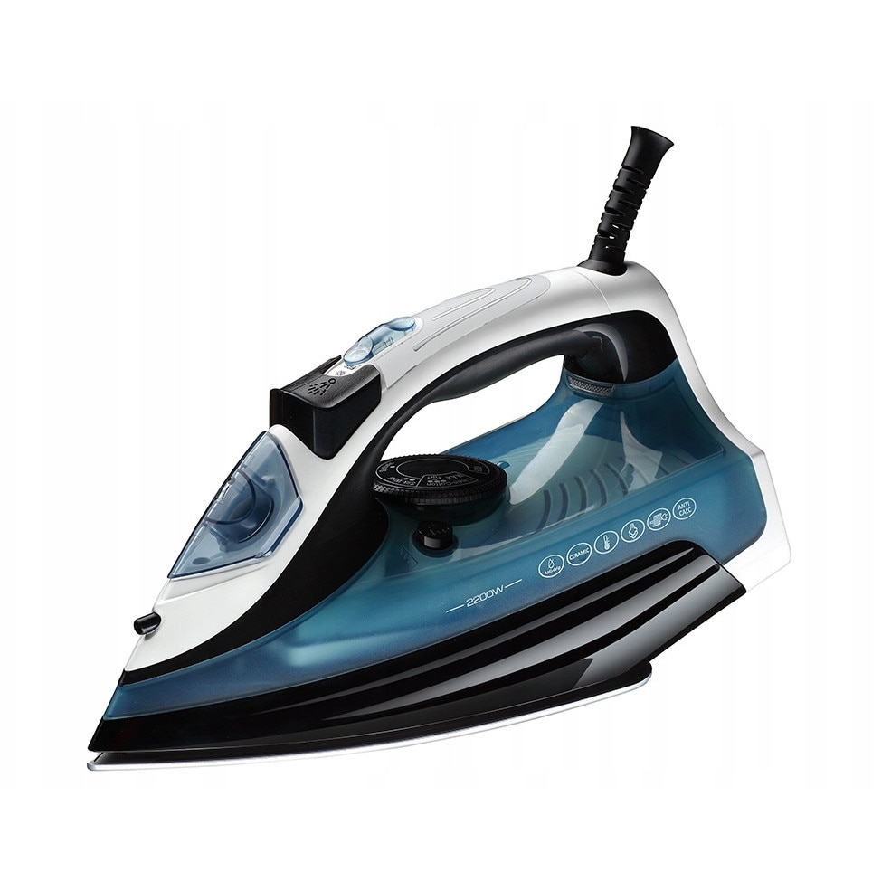 Fier de calcat Botti Gino 2200W, talpa ceramica, 370ml, alb