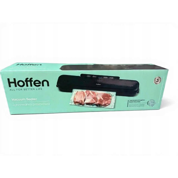 Aparat de vidat Hoffen, model VS-6255, set 10 pungi 12x20cm si 20x25cm