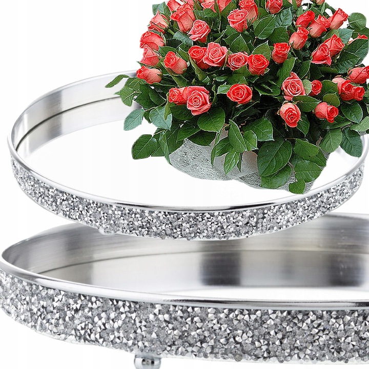 Tava de servire, Artpol, Patera, 26cm, argintie