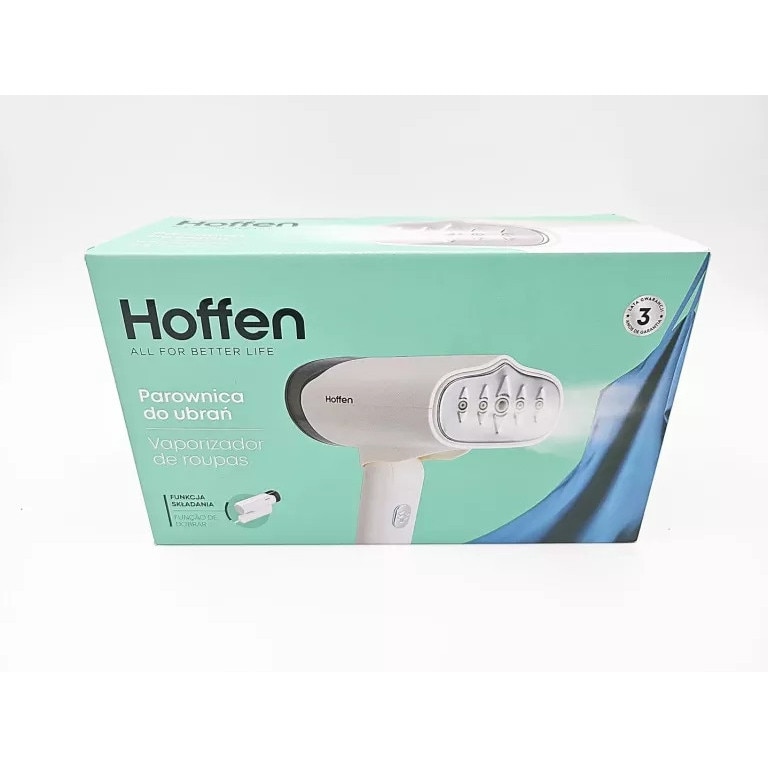Parownica do ubran Hoffen 1200 W, 130 ml, temperatura 98C, alba