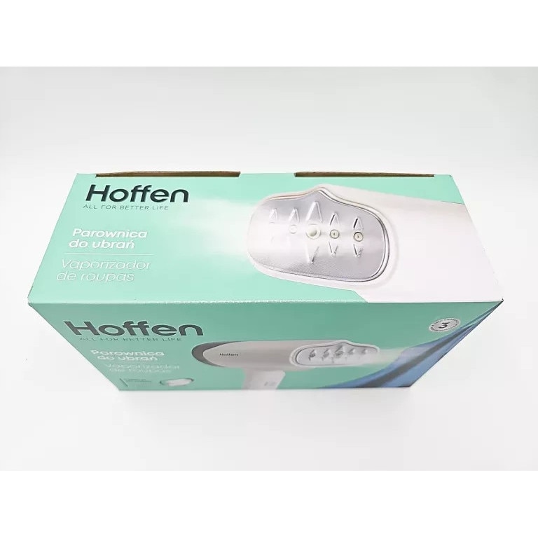 Parownica do ubran Hoffen 1200 W, 130 ml, temperatura 98C, alba
