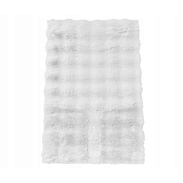 Covor DYWAN 60x90cm, alb, moale, din plus