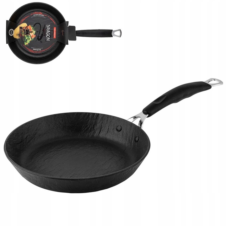 Tigaie Florina Dragon 24cm aluminiu, inductie, gaz, neaderenta