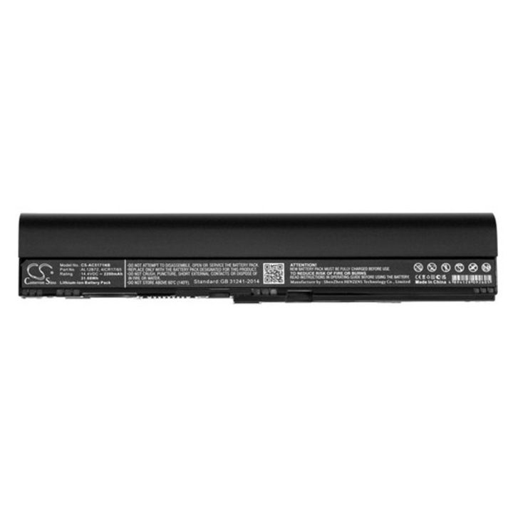 Cameron sino li-ion akkumulátor, 14.4v, 2200mAh, kompatibilis acer al12b32 -vel