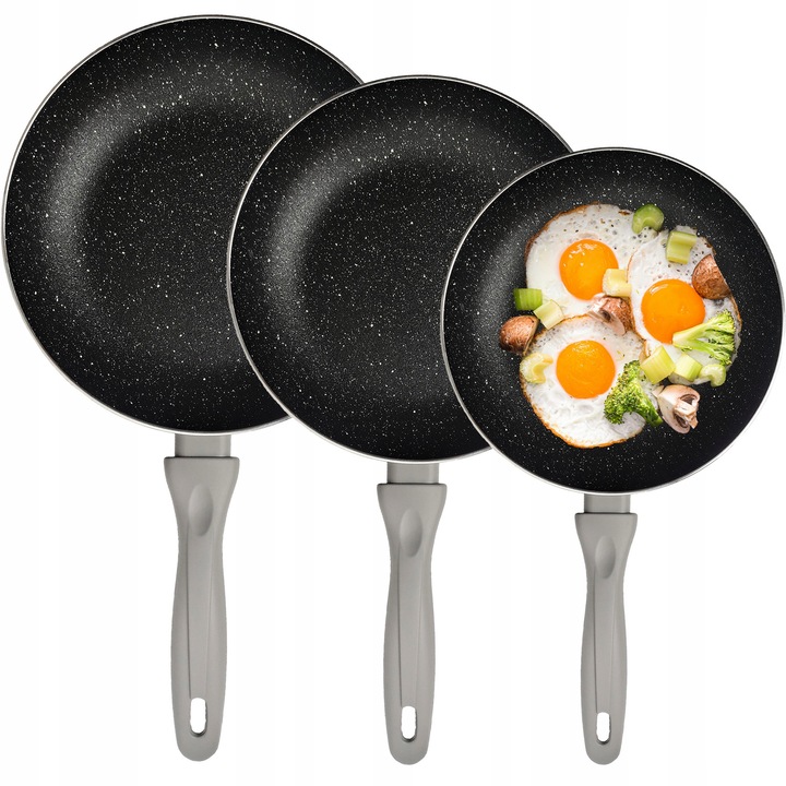 Set 3 tigai, Karl Hausmann, Grant, 20x24x28cm, non-stick, multicolor
