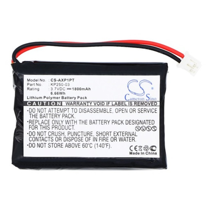 Cameron sino li-polymer akkumulátor, 3.7v, 1700mAh, kompatibilis aaxa kp250-03 -vel