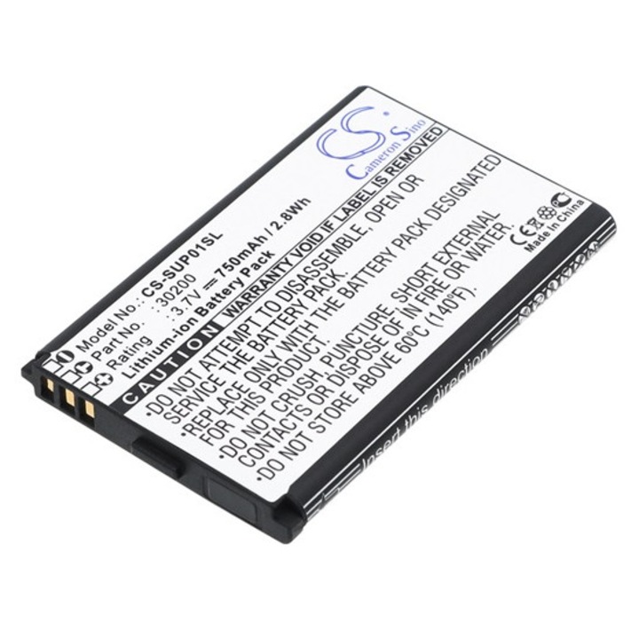 Cameron sino li-ion akkumulátor, 3.7v, 750mAh, kompatibilis callaway 30200 -vel