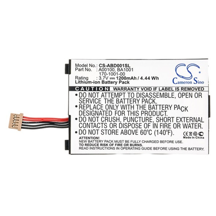 Cameron sino li-ion akkumulátor, 3.7v, 1200mAh, kompatibilis amazon a00100 -vel