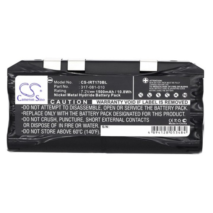 Cameron sino ni-mh akkumulátor, 7.2v, 1500mAh, kompatibilis intermec 317-081-010 -vel