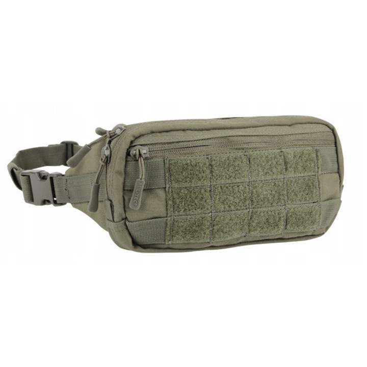 Mil-Tec sporttáska, 3 rekeszes, nylon, olívazöld, 23x12cm