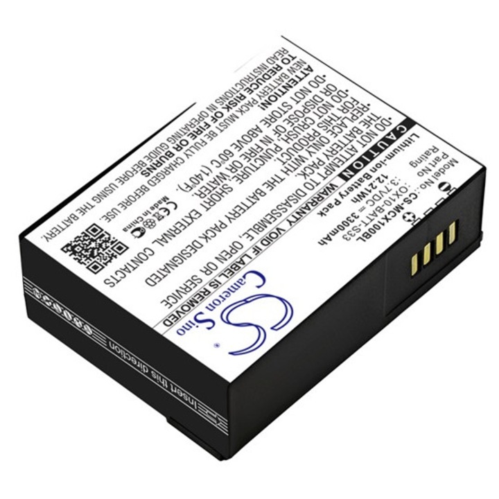 Cameron sino li-ion akkumulátor, 3.7v, 3300mAh, kompatibilis m3 mobile ox10-batt-s33 -vel