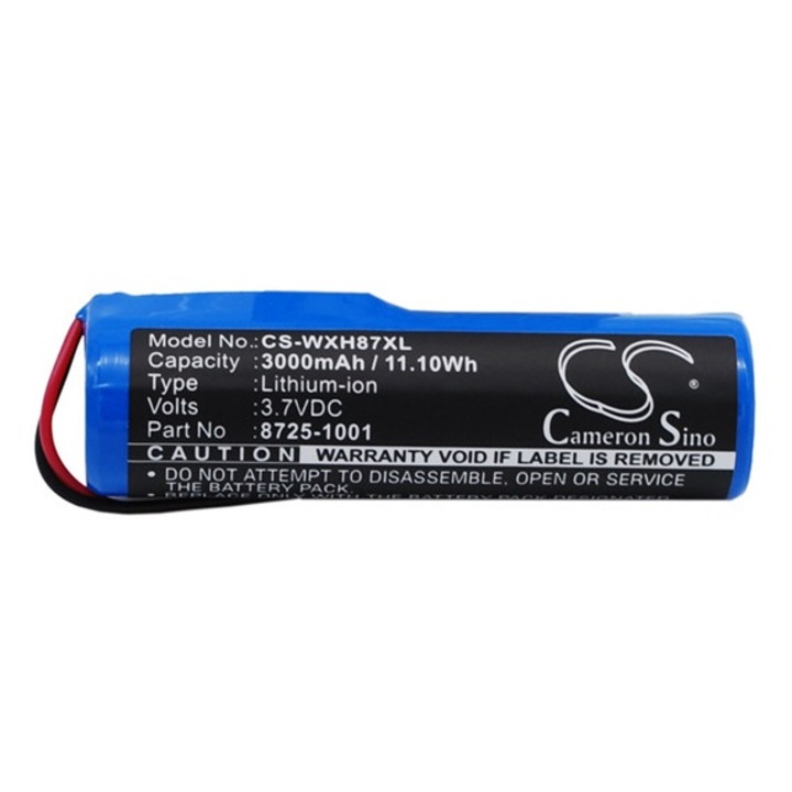Cameron sino li-ion akkumulátor, 3.7v, 3000mAh, kompatibilis wella 8725-1001 -vel