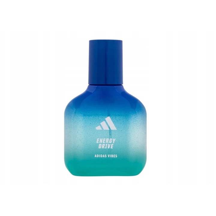 Парфюмна вода за мъже Adidas Vibes Energy Drive, унисекс, 30 мл, нотки на бергамот и кардамон