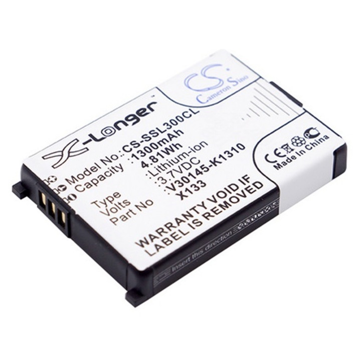 Cameron sino li-ion akkumulátor, 3.7v, 1300mAh, kompatibilis telekom v30145-k1310-x250 -vel