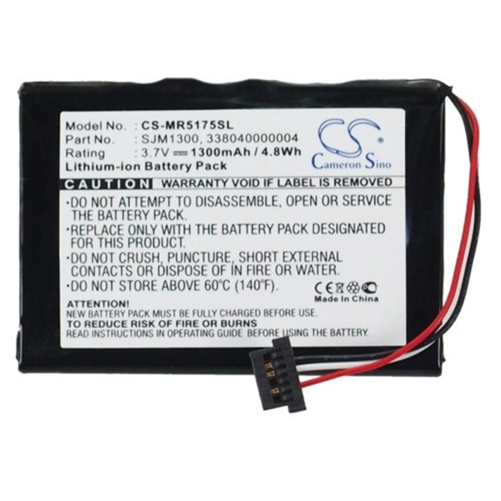 Cameron sino li-ion akkumulátor, 3.7v, 1300mAh, kompatibilis magellan sjm1300 -vel