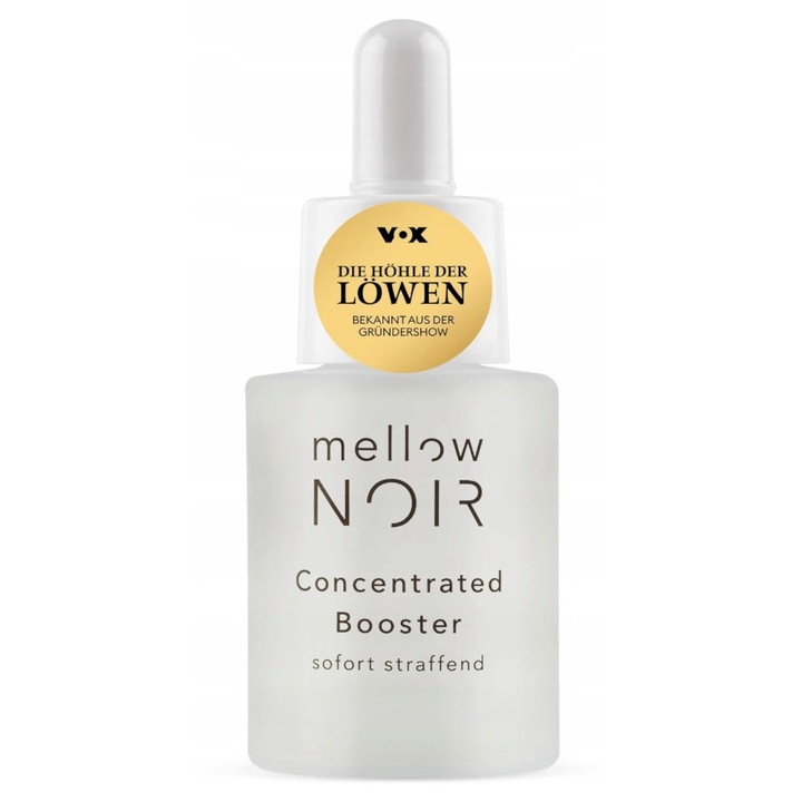 Mellow NOIR koncentrált szér hialuronsavval, 15 ml, könnyen felvihető, a feszességért és hidratálásért