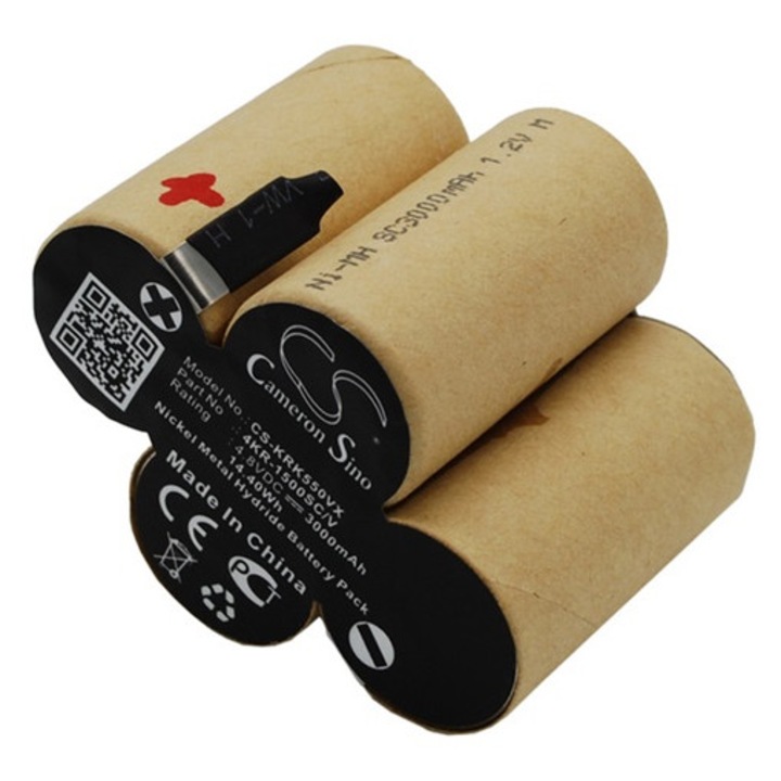 Cameron sino ni-mh akkumulátor, 4.8v, 3000mAh, kompatibilis karcher 4kr-1500sc, v szürke-vel