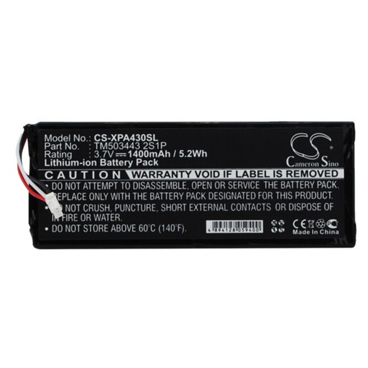 Cameron sino li-ion akkumulátor, 3.7v, 1400mAh, kompatibilis xpend tm5034432s1p -vel