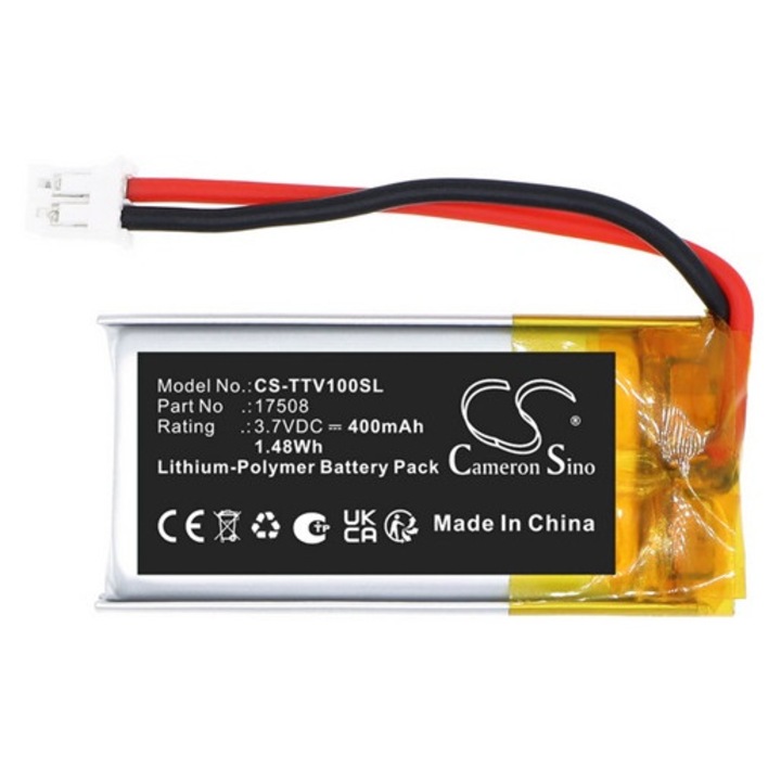 Cameron sino li-polymer akkumulátor, 3.7v, 400mAh, kompatibilis tristartester 17508 -vel