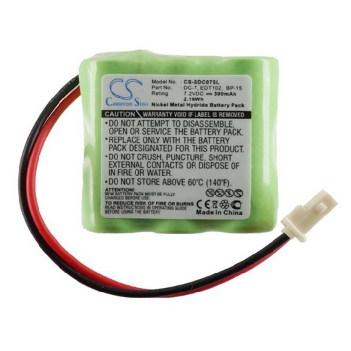 Cameron sino ni-mh akkumulátor, 7.2v, 300mAh, kompatibilis dogtra dc-7 zöld-vel