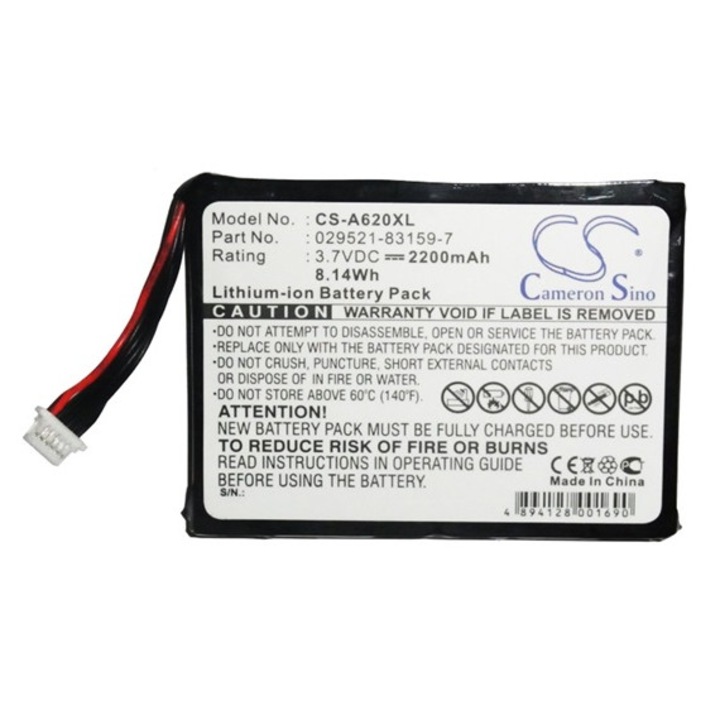 Cameron sino li-ion akkumulátor, 3.7v, 2200mAh, kompatibilis typhoon 029521-83159-7 -vel