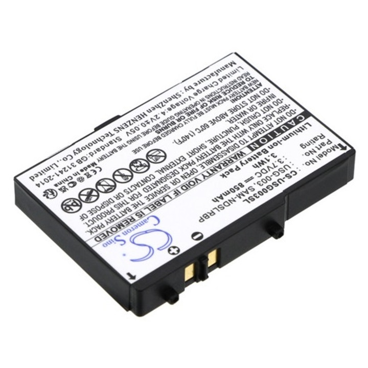 Cameron sino li-ion akkumulátor, 3.7v, 850mAh, kompatibilis nintendo usg-003 -vel