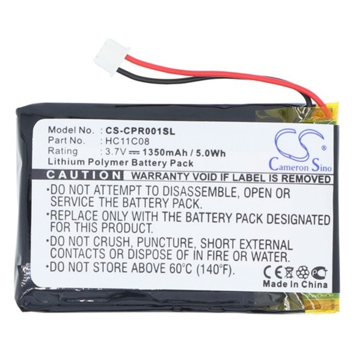 Cameron sino li-polymer akkumulátor, 3.7v, 1350mAh, kompatibilis celestron hc11c08 -vel