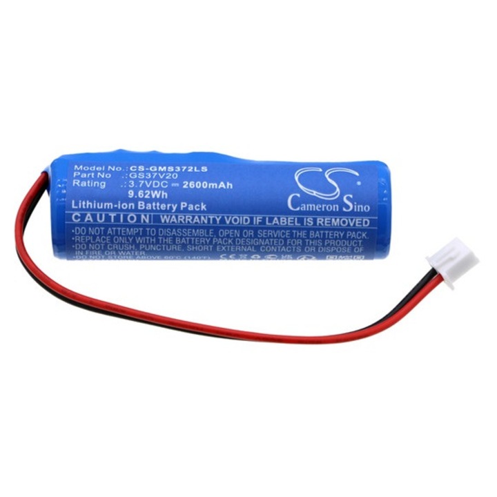 Cameron sino li-ion akkumulátor, 3.7v, 2600mAh, kompatibilis gama sonic gs37v20 kék-vel