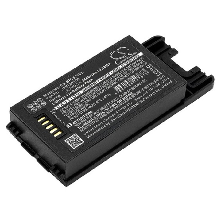 Cameron sino li-ion akkumulátor, 3.7v, 2400mAh, kompatibilis spectralink pbl87100 -vel