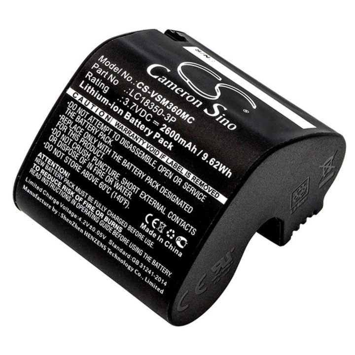 Cameron sino li-ion akkumulátor, 3.7v, 2600mAh, kompatibilis panoramic lc18350-3p -vel