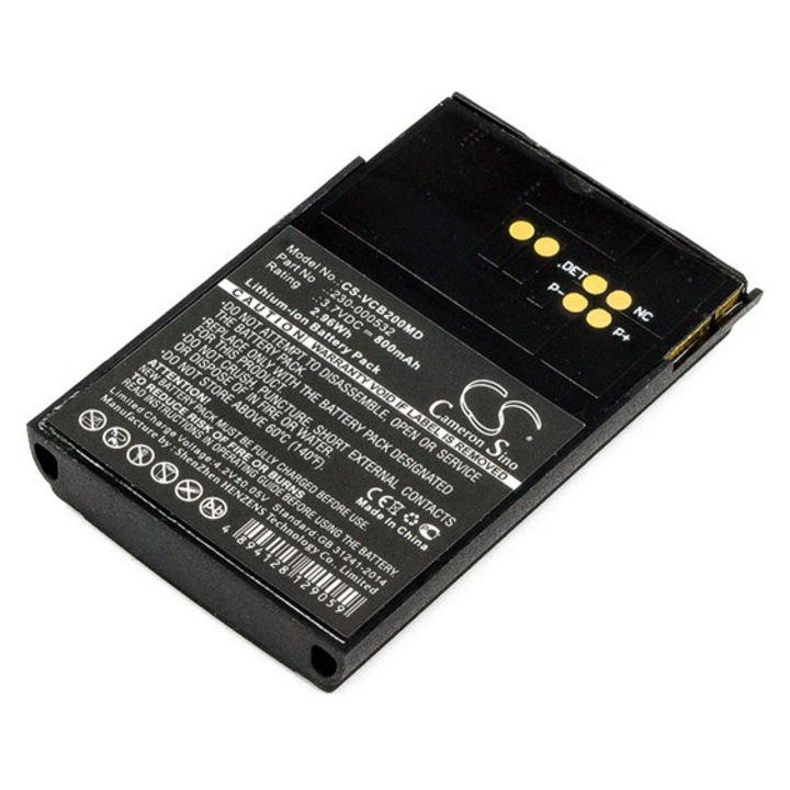 Cameron sino li-ion akkumulátor, 3.7v, 800mAh, kompatibilis vocera 230-000532 -vel