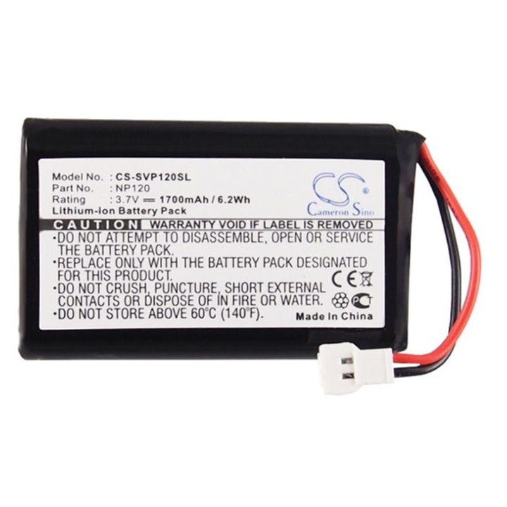 Cameron sino li-ion akkumulátor, 3.7v, 1700mAh, kompatibilis seecode np120 -vel