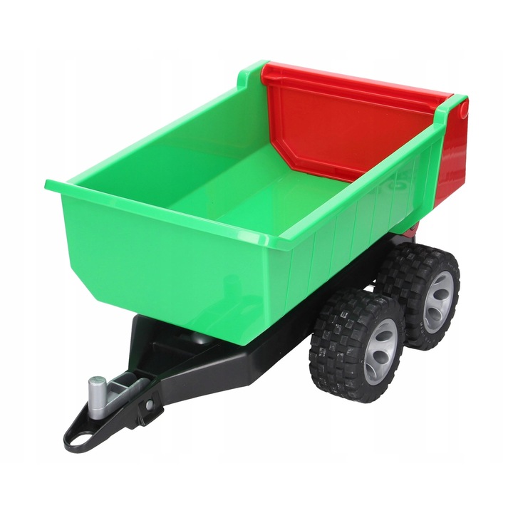 Remorca basculanta Roadmax, Bruder, 34x17x17cm, pentru copii 2+ ani, plastic de inalta calitate