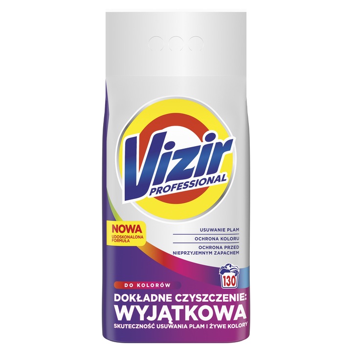 VIZIR PGP 130W mosószer, 7,15kg, Colorguard formulával