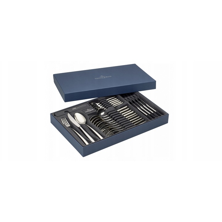 Set tacamuri 24 piese Piemont, Villeroy Boch, inox, pentru 6 persoane