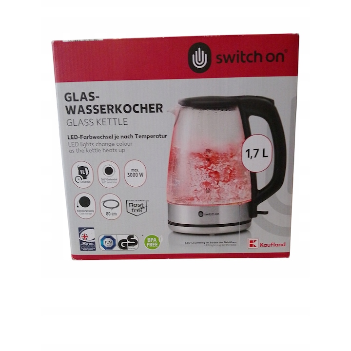 Fierbator electric Adler, 1,7L, reglare temperatura 40-100C, LED