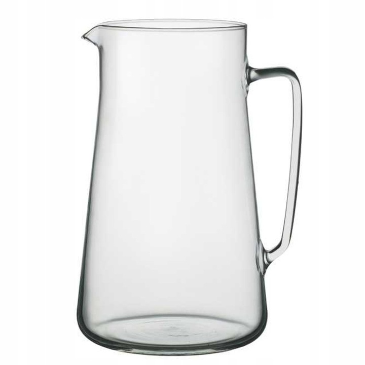 Carafa din sticla borosilicata Simax Agra 2,5l, rezistenta la temperaturi -40 pana la 300°C, 15x25cm