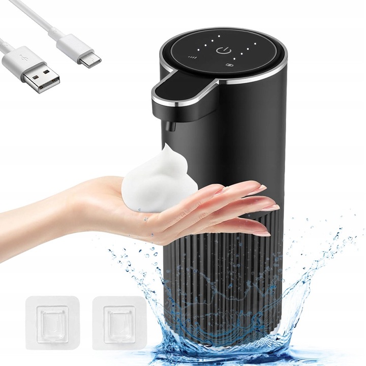 Automata habszappan adagoló, falra szerelhető, USB
