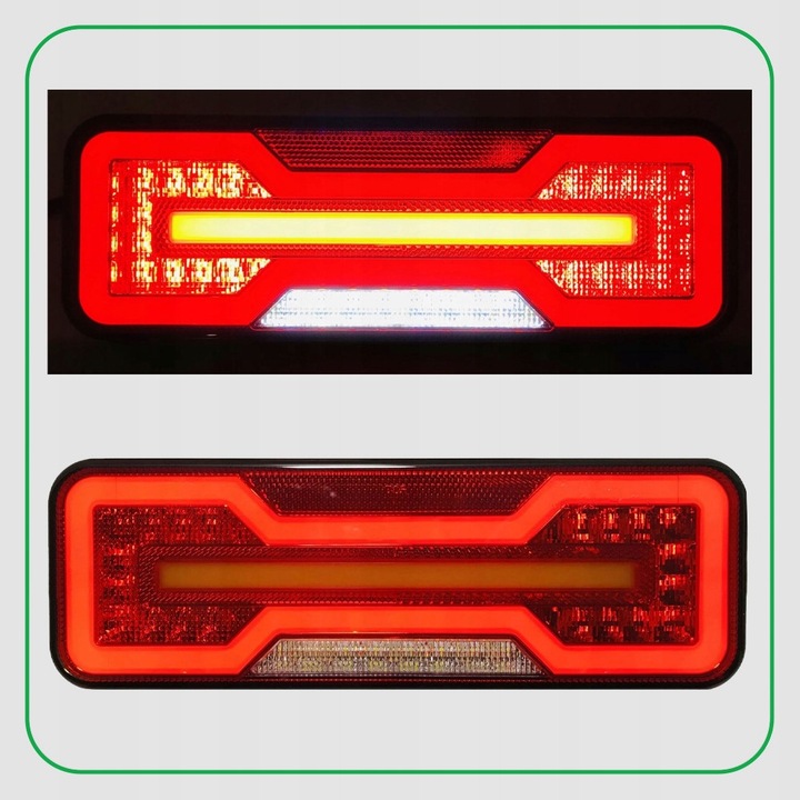 Lampa TYLNA LED 88, 12V/24V, wodoszczelna, pentru camion, stanga