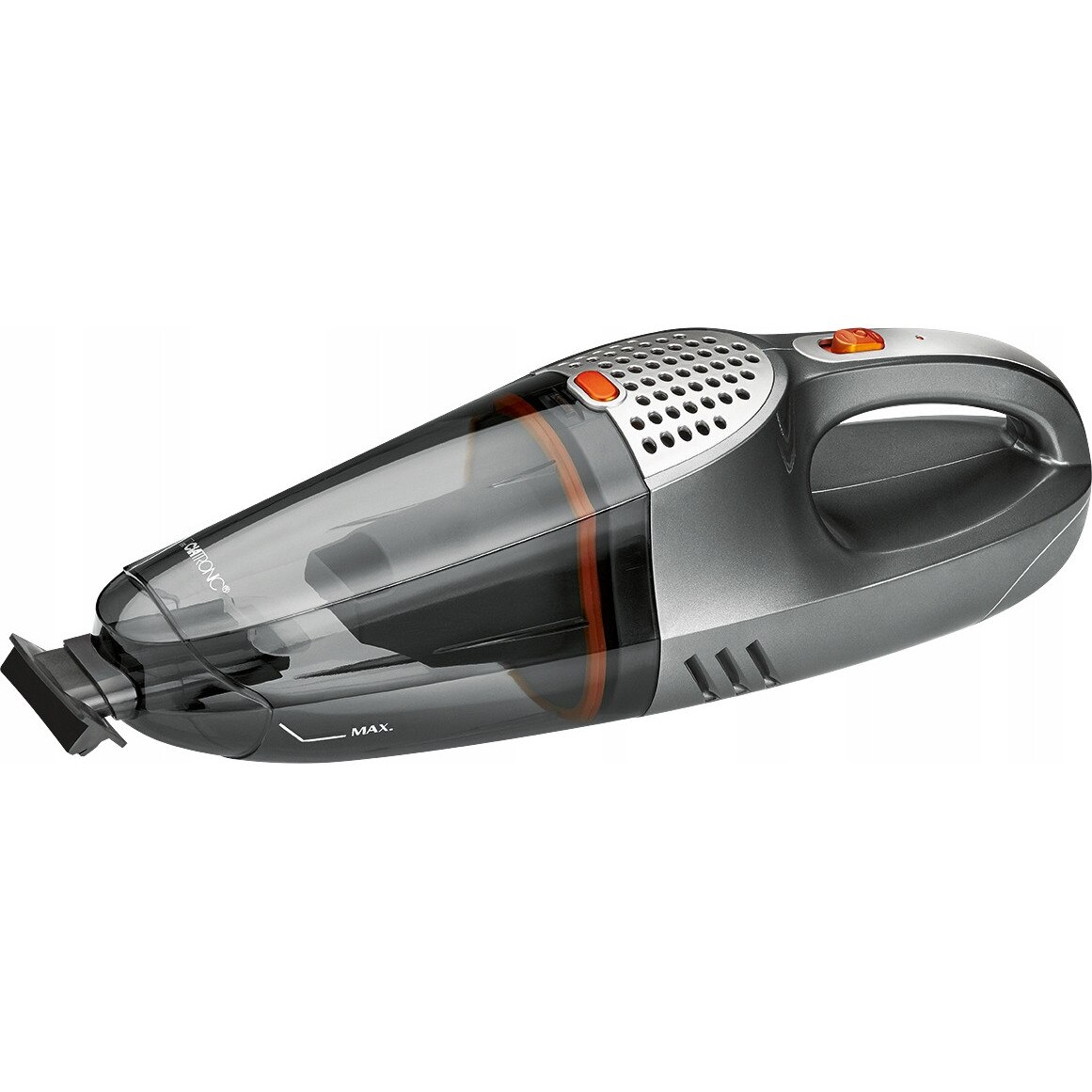 Aspirator fara fir Clatronic AKS, functie uscata si umeda, 12V, 125x130x400mm, 1.13kg