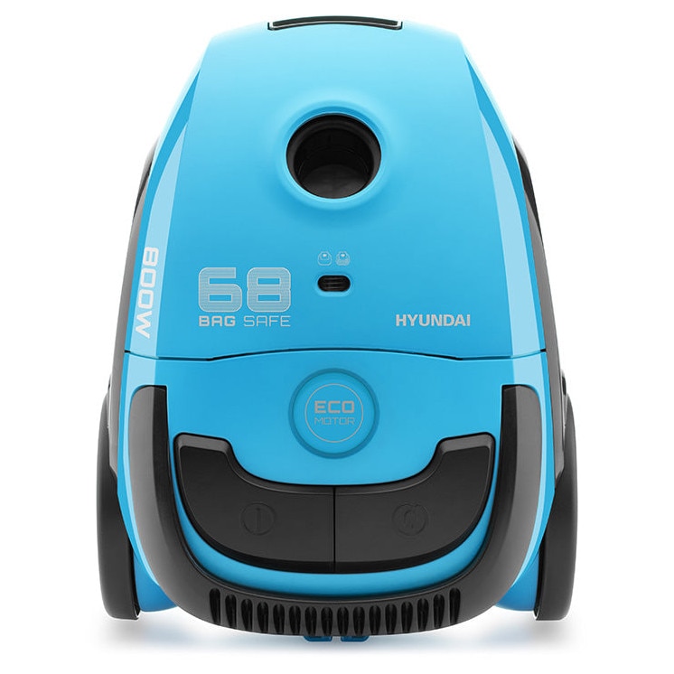 Aspirator cu sac Hyundai VC068LB, 800W, 2L, albastru, accesorii incluse