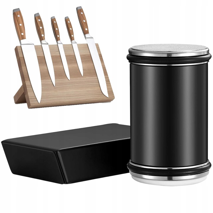 Set ascutitoare pentru cutite, BEDEE, 15 si 20 grade, negru, 1,5x5,5x9cm
