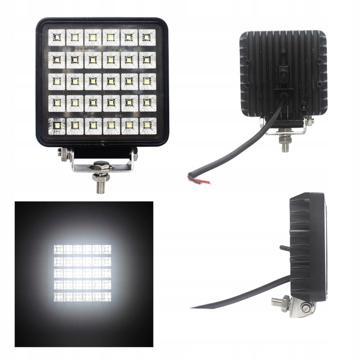 Работна лампа 30 LED, 3800lm, 30W, бяла, 12-24V