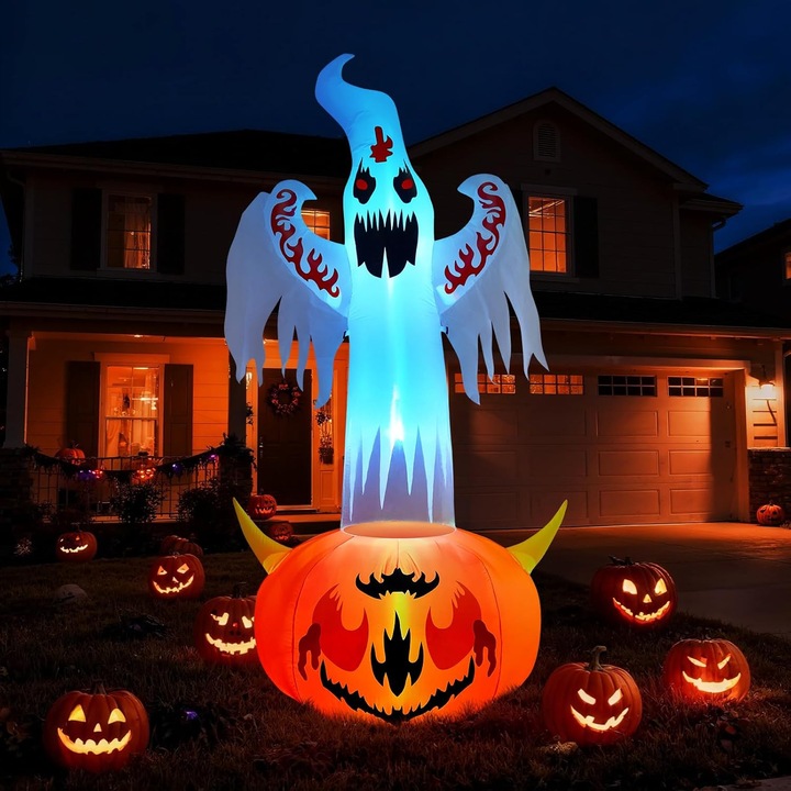 Duch Halloween 240cm, надуваема декорация, многоцветна