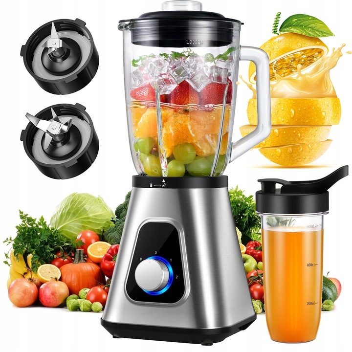 Storcator de suc electric BEDEE, 1300W, auto-curatare, pentru citrice