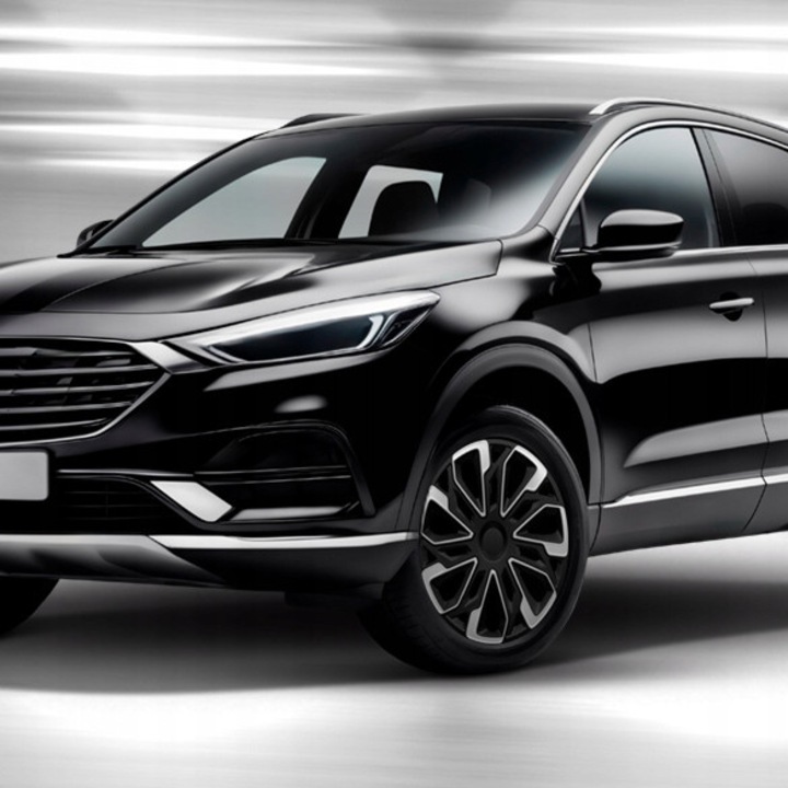 Capace roti, 15", set 4 bucati, argintii-negre, pentru Renault, Peugeot, VW, Opel, Ford, Citroen